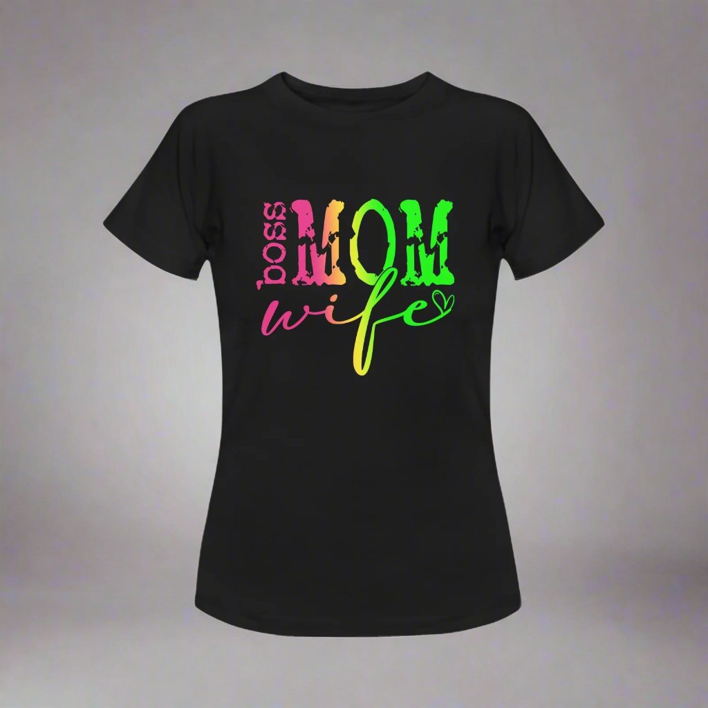 Mom, Boss, Wife Women's T-Shirt