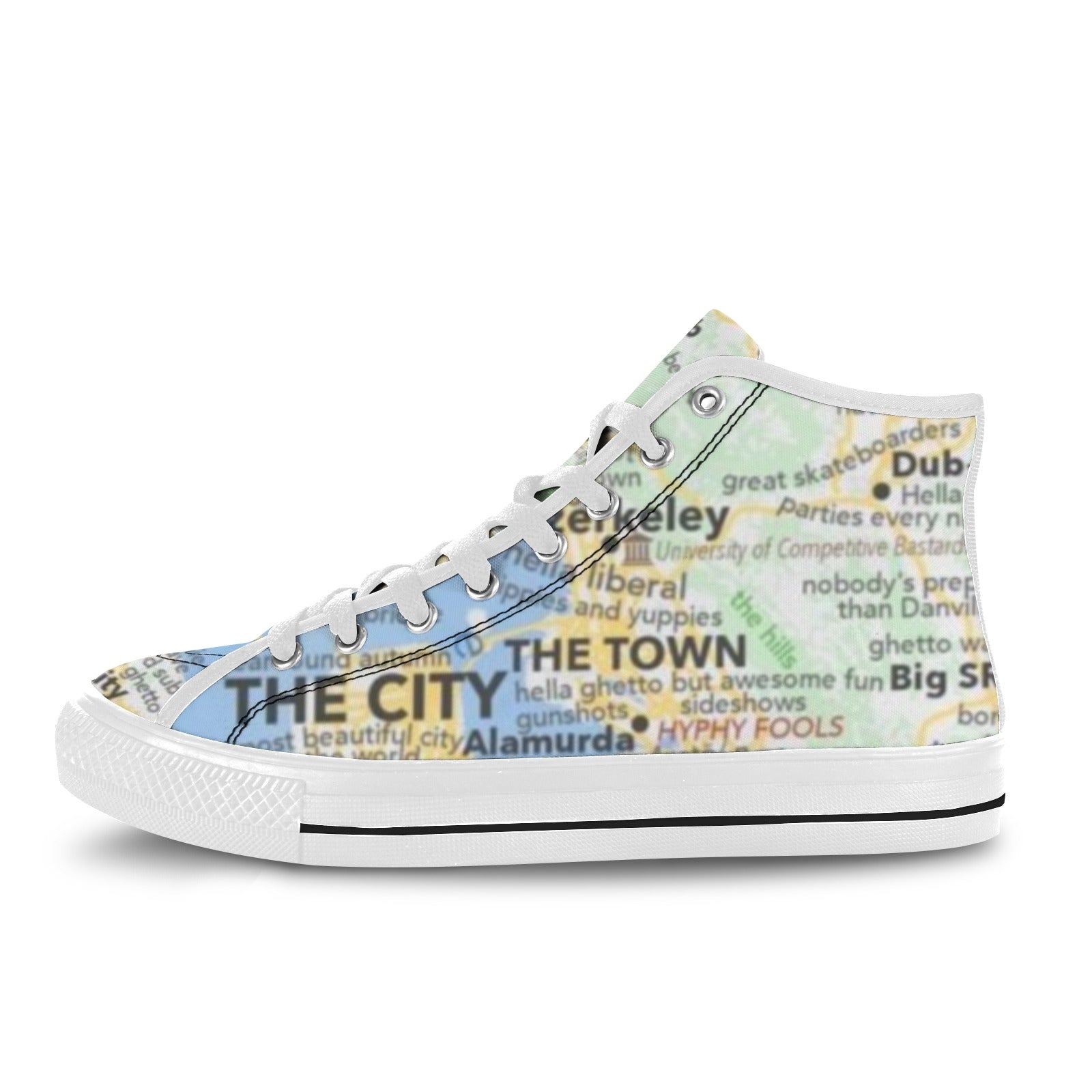 Bay Area Men's Canvas Shoes (Customized)