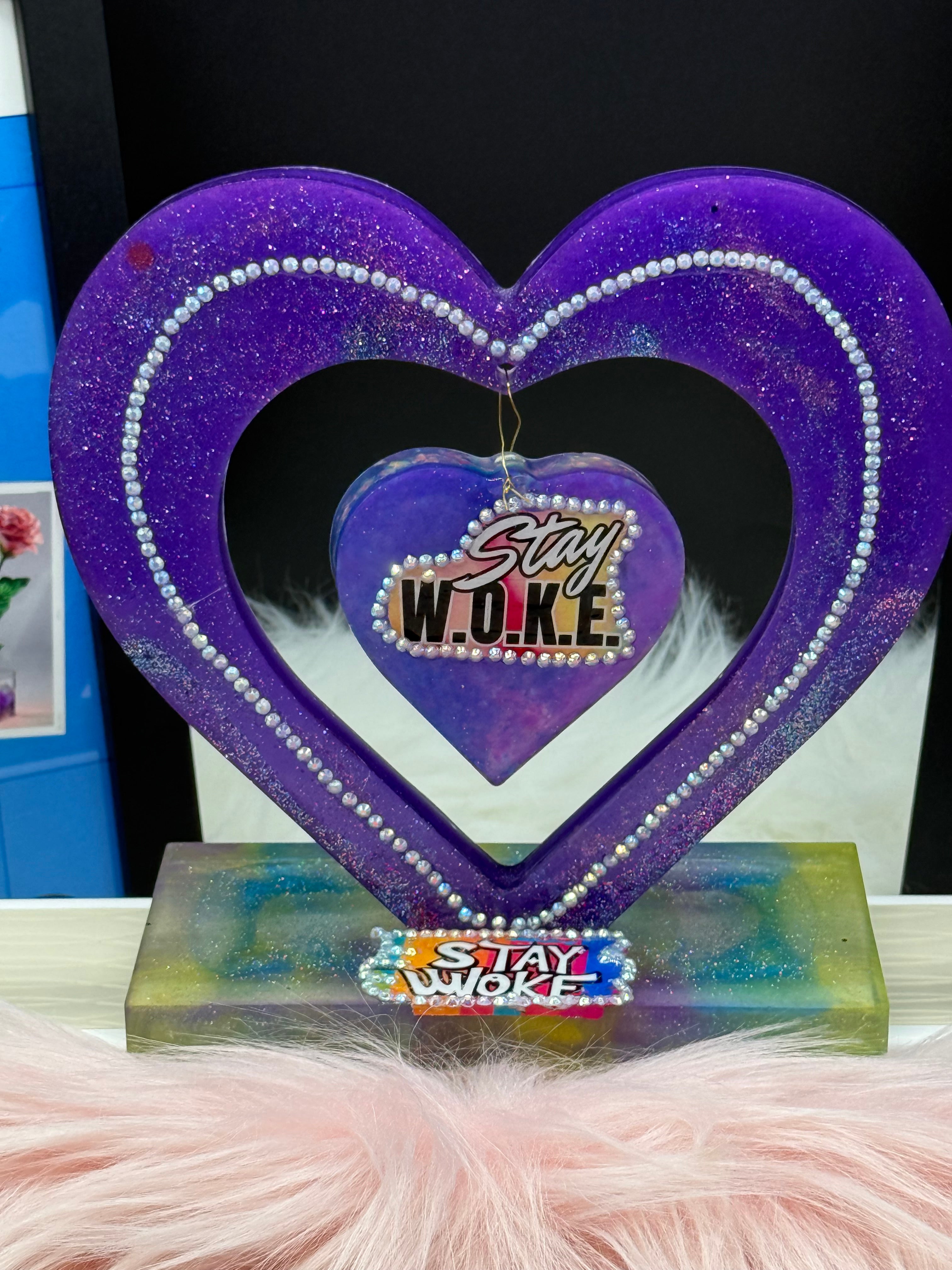 Spinning Heart Photo Frame