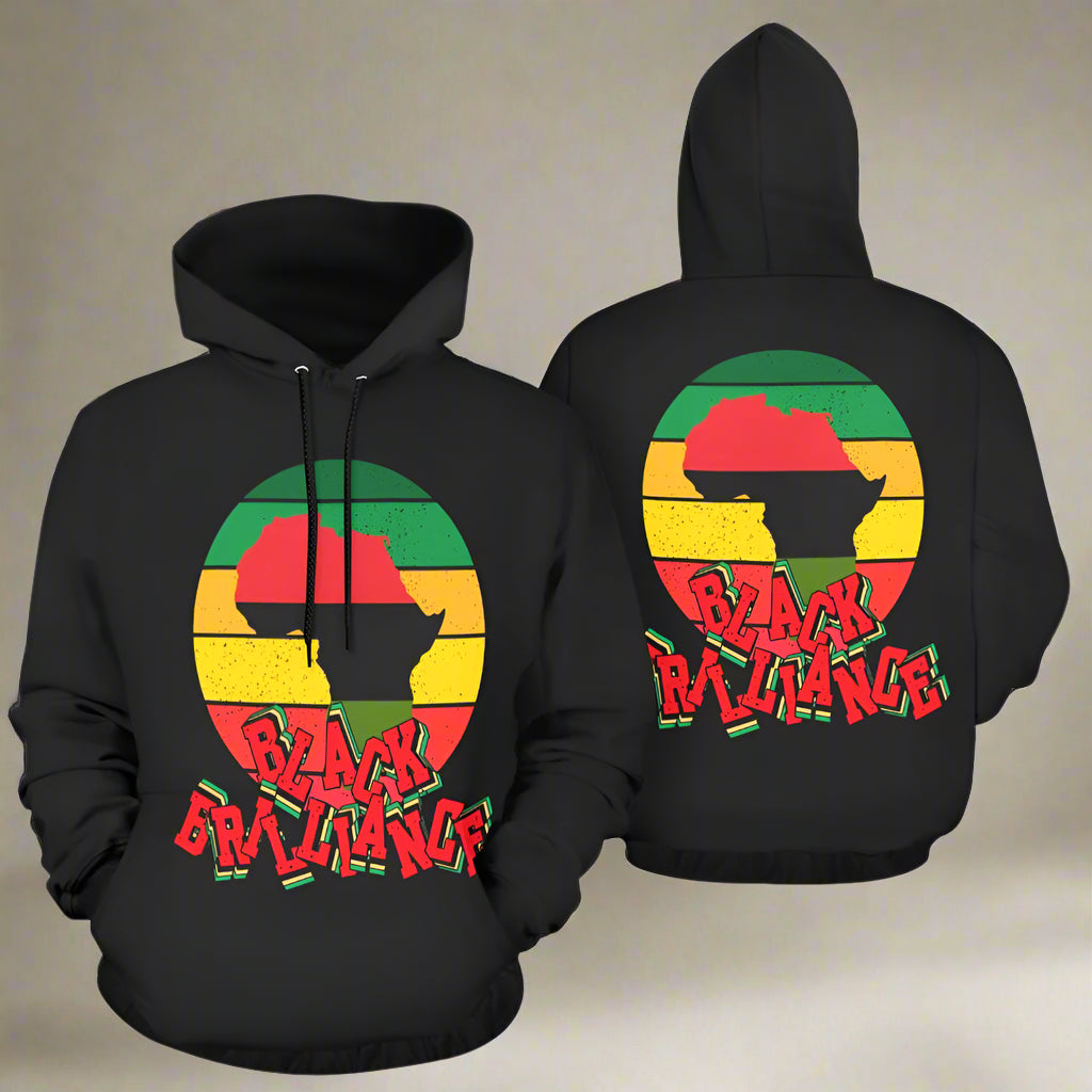 Black Brilliance Hoodie, Black, Black History Month, Exclusive