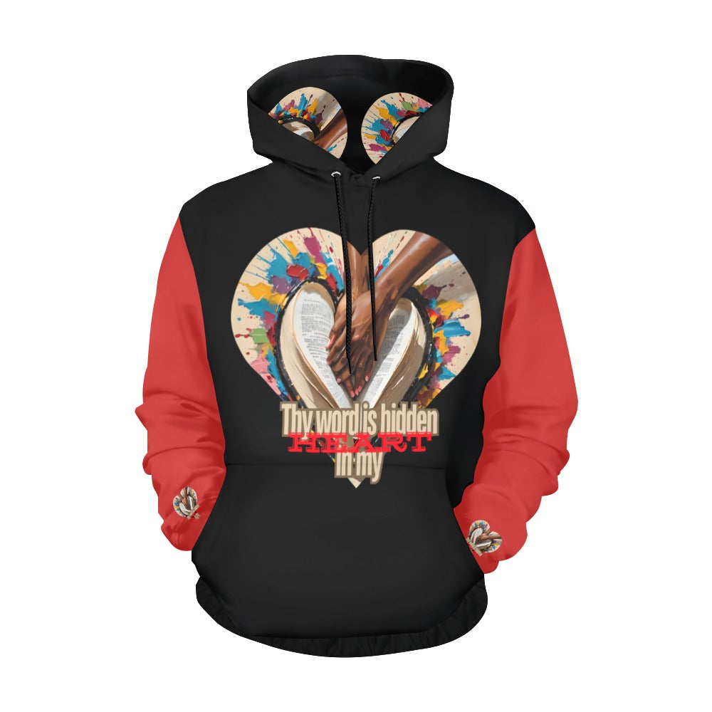 Thy word is hidden in my Heart, Hoodie for Women