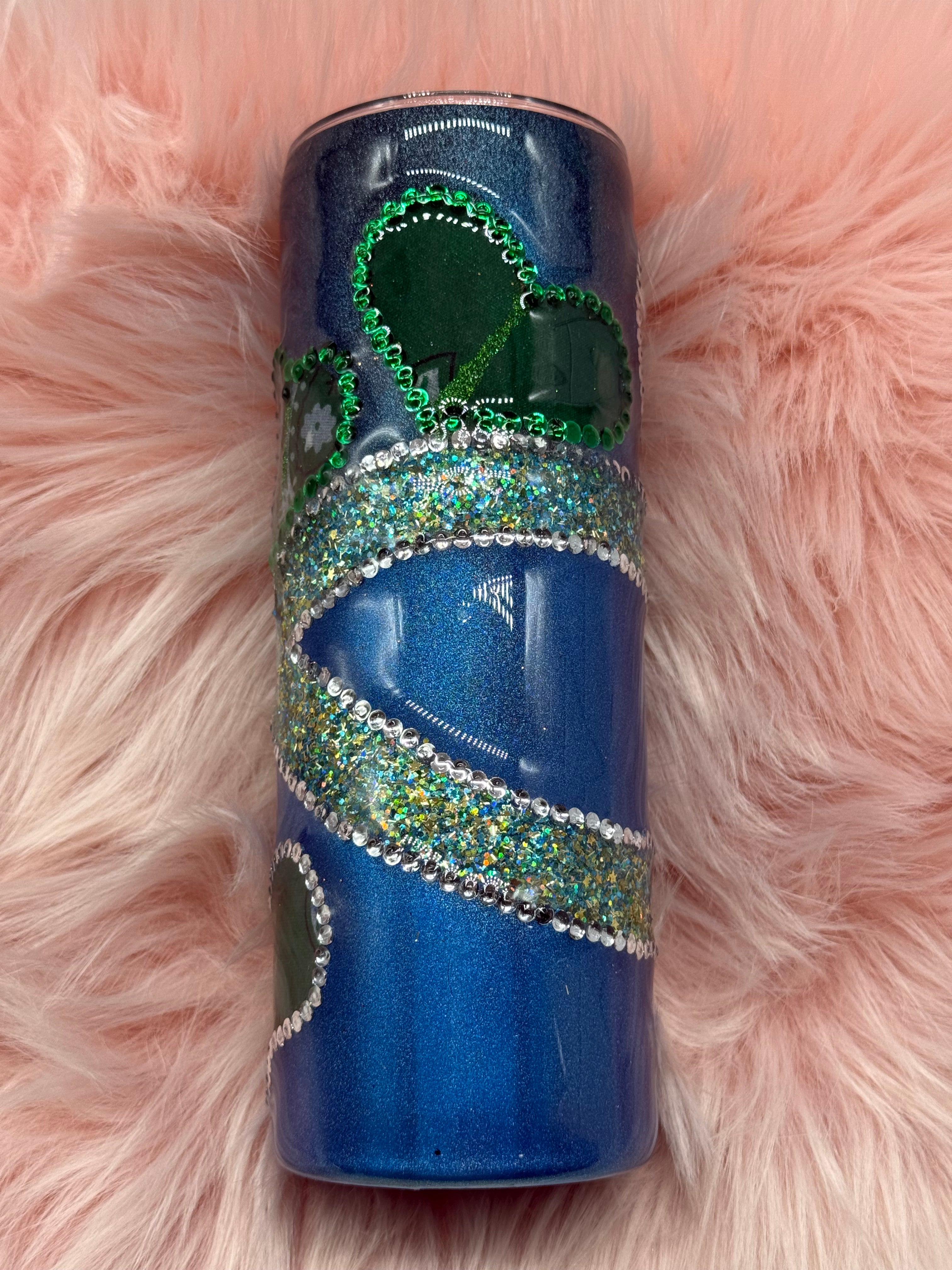 Custom Rhinestone/Bandana Tumbler (customized to your preference)