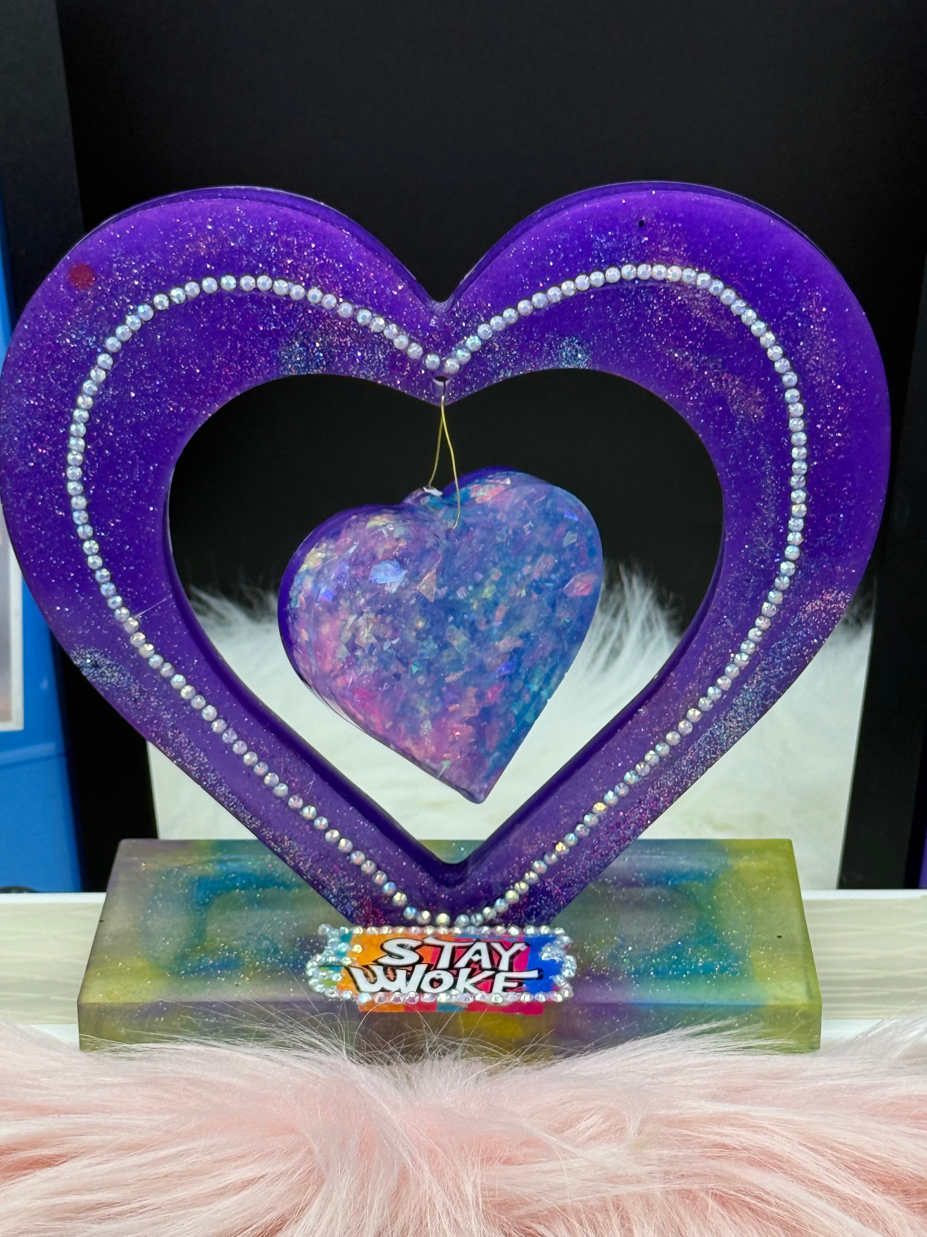 Spinning Heart Photo Frame