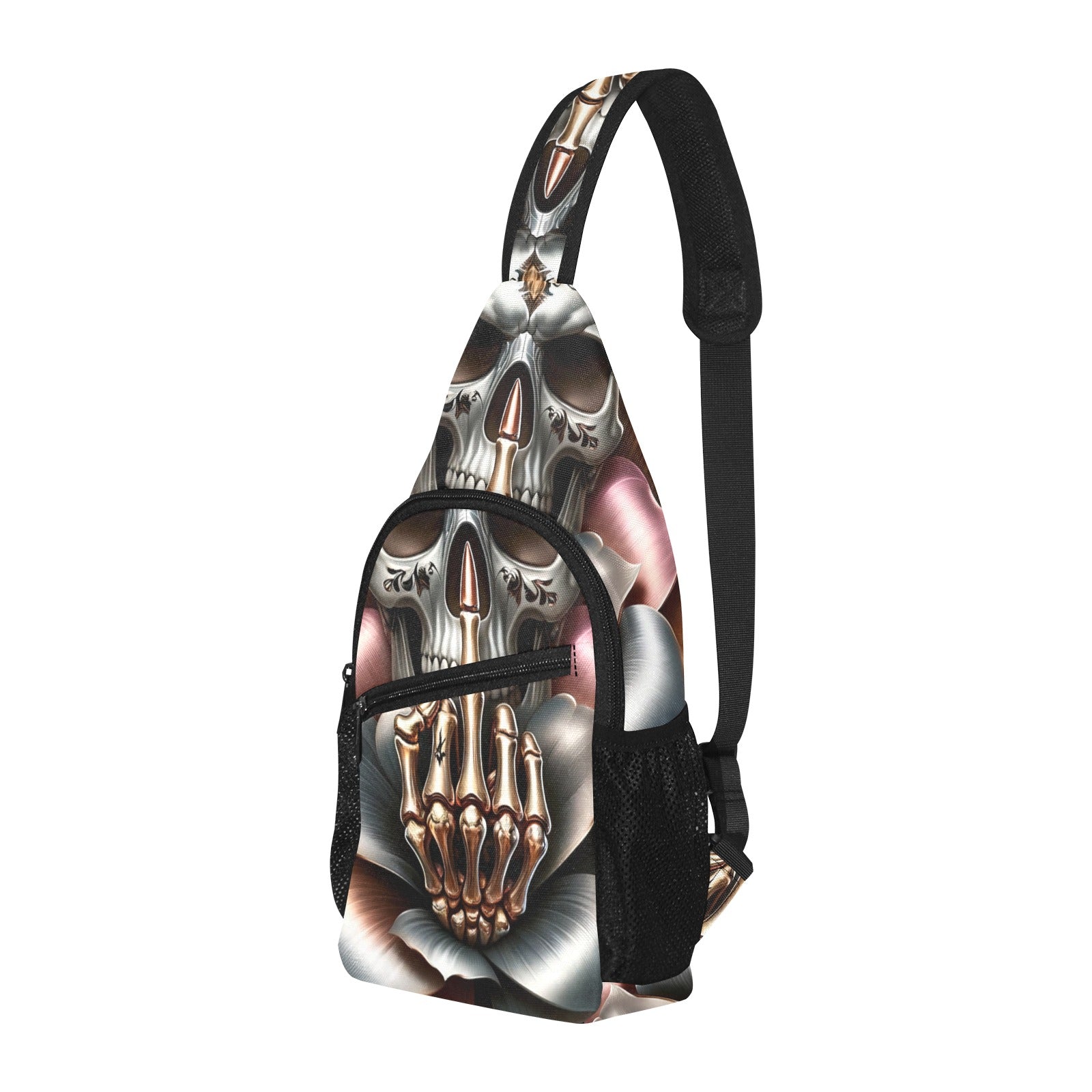 Custom Skull Crossbag Chest Bag