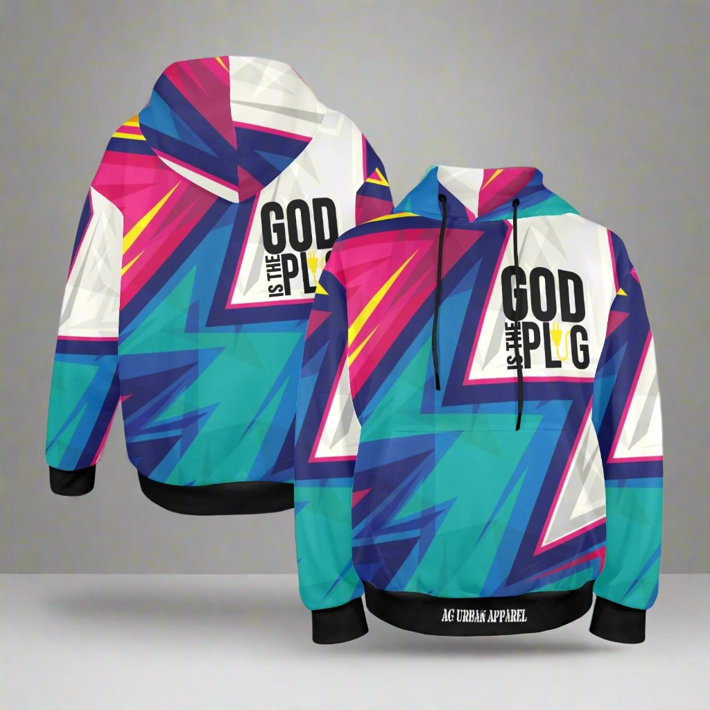 God is the Plug Men's Hoodie, Men's Hoodie