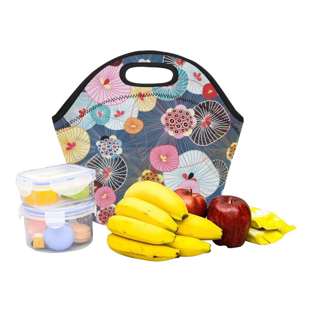 Beautiful Colorful Abstract Pattern Neoprene Lunch Bag/Small