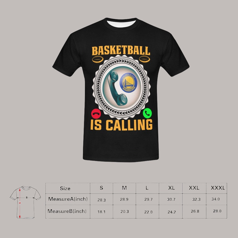 Basketball is Calling Men's Tshirt