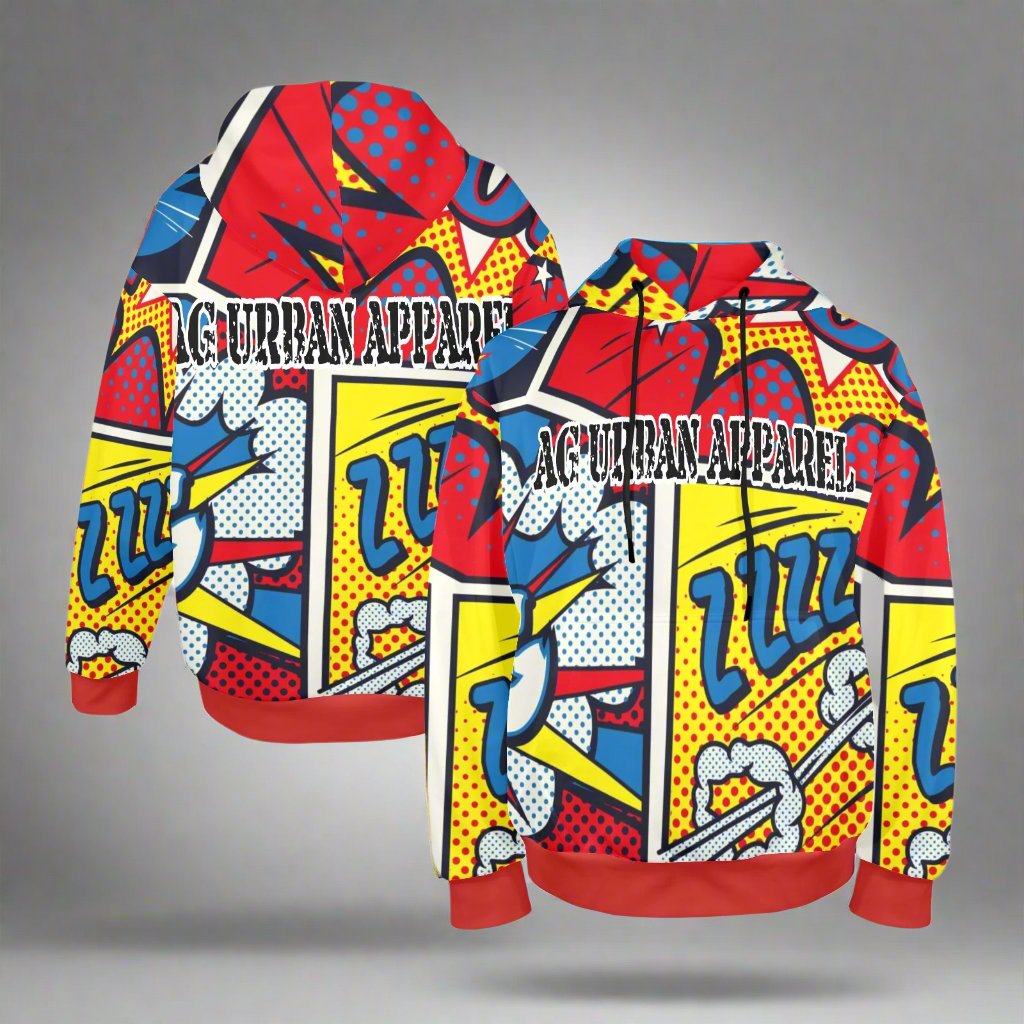 Abstract Retro Pop Art Unisex Hoodie