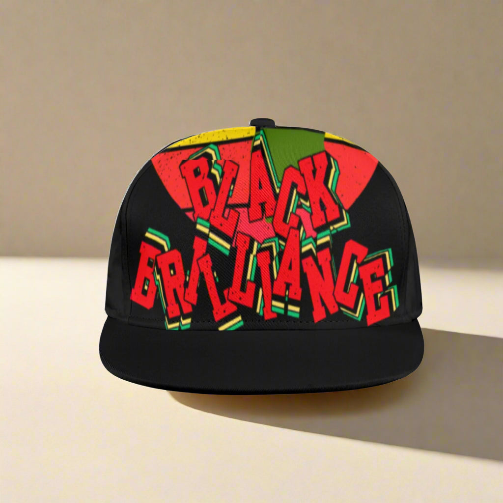 Black Brilliance Hat Black, Snapback Hat