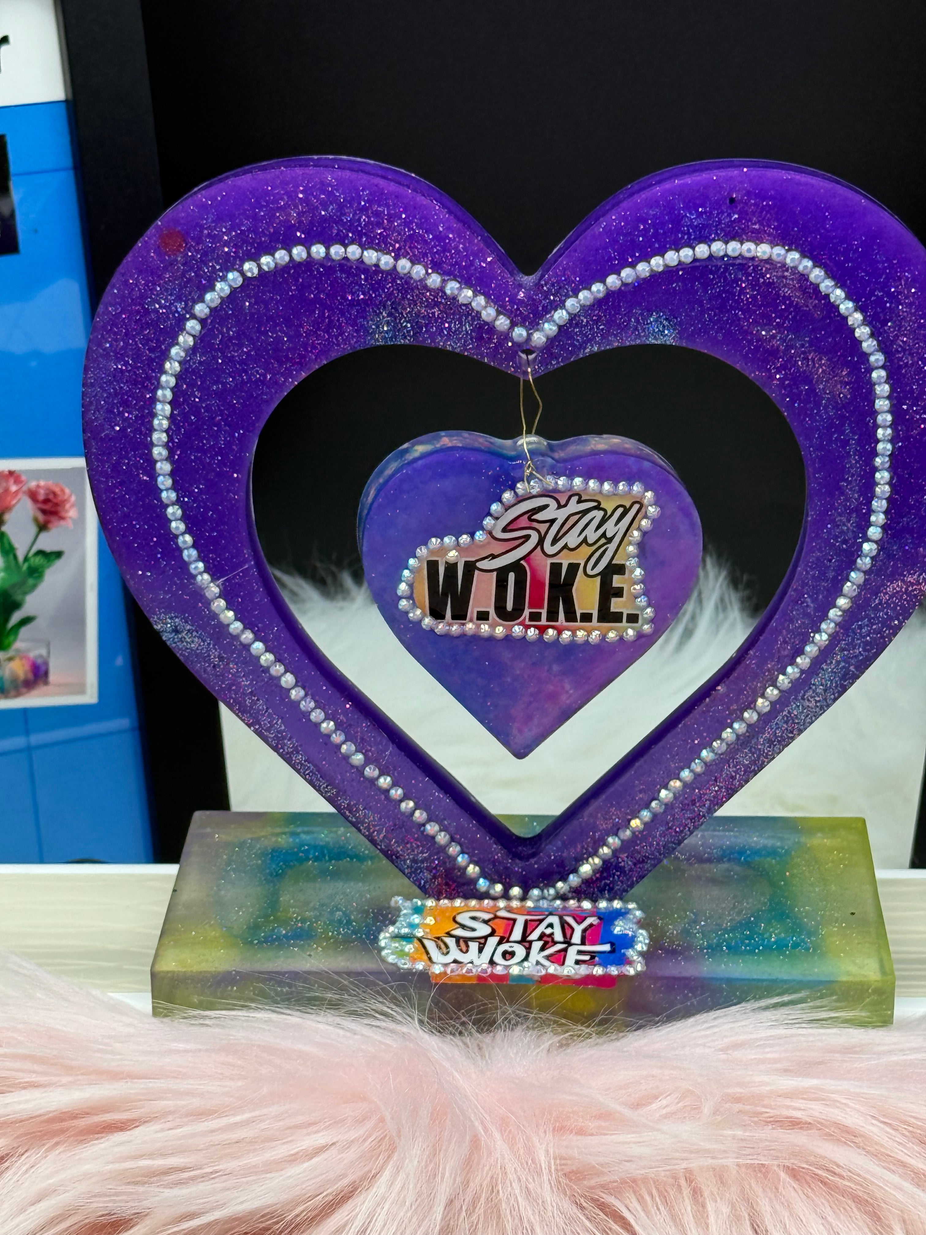 Spinning Heart Photo Frame