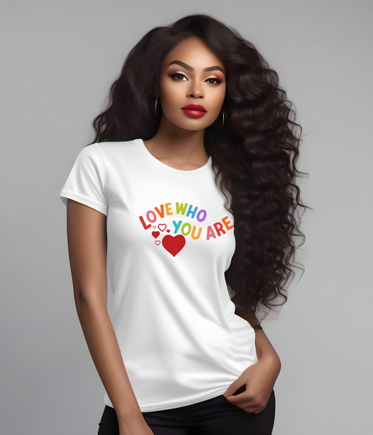 Women's Love Who You Are T-Shirt