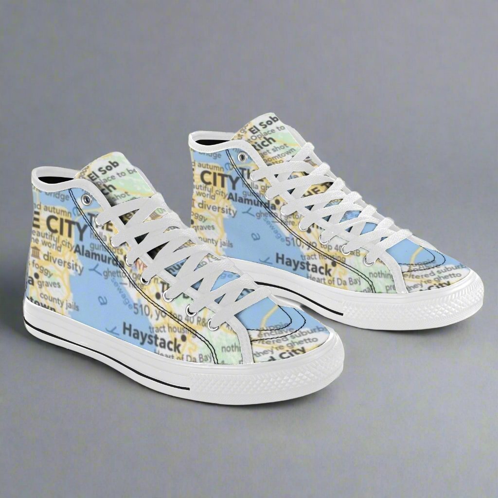 Bay Area Men's Canvas Shoes (Customized)