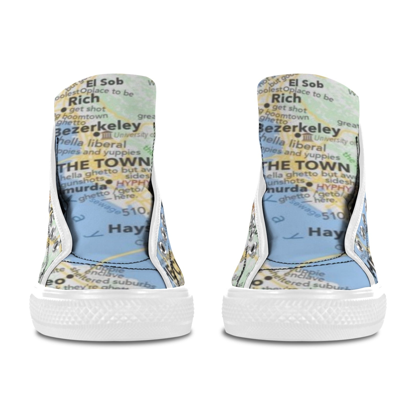 Bay Area Men's Canvas Shoes (Customized)